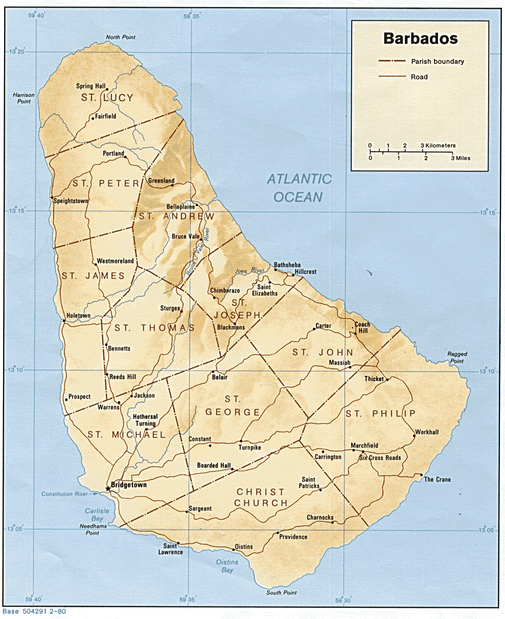 Barbados Landforms