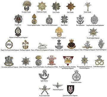british army cap badges countenance
