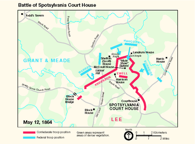 the race to Spotsylvania,